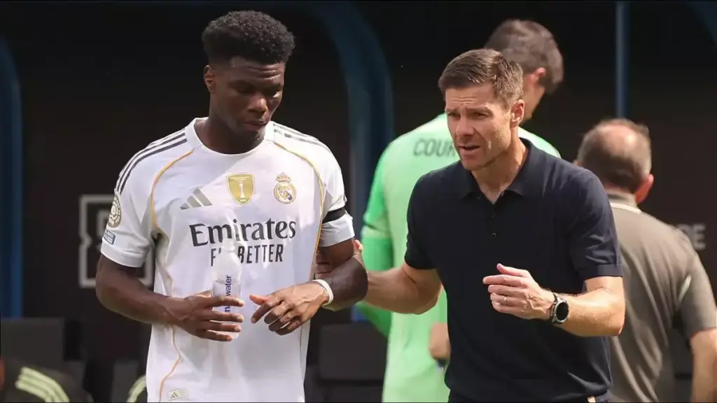 Aurelien Tchouameni credits improvement to working with coach Xabi Alonso at Real Madrid