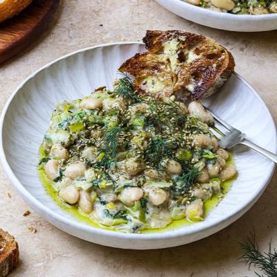 CREAMY HERB BUTTERBEANS