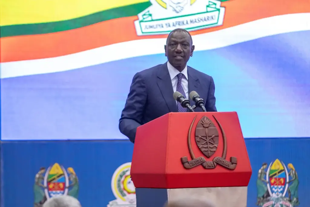 Ruto says "Africa's exclusion from the UN Security Council is unacceptable."