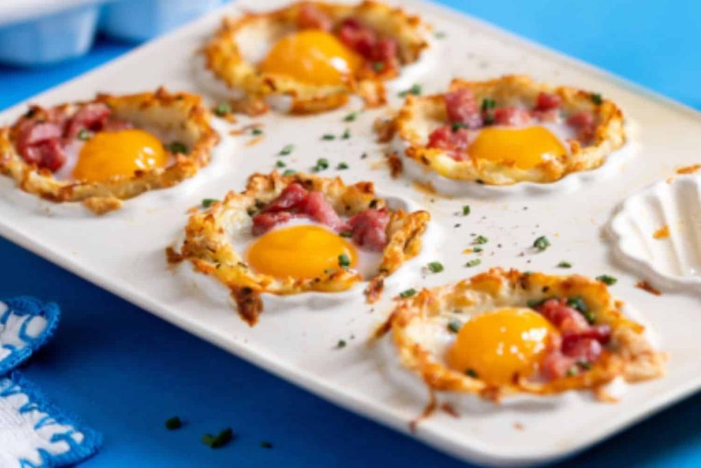 Recipe of the day: Hashbrown and egg cups