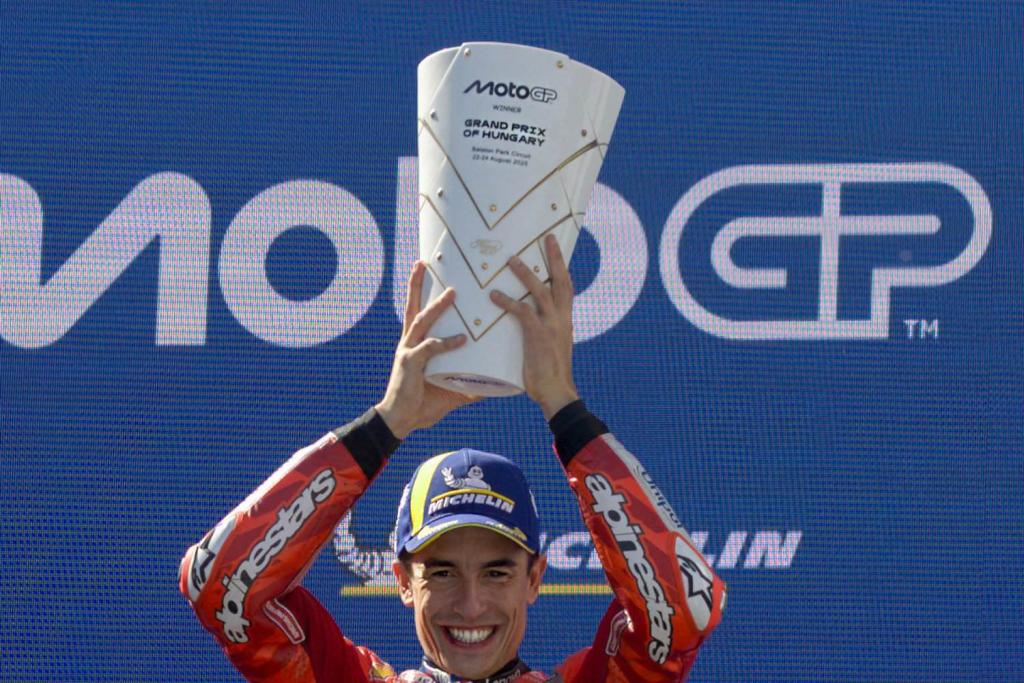 Marc Marquez coasts to seventh successive victory in Hungary