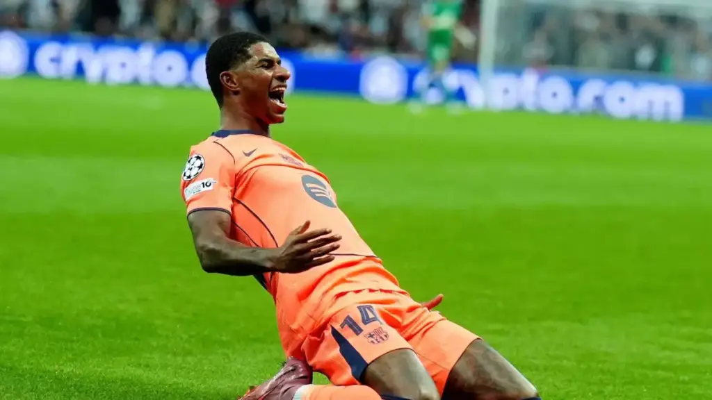 Marcus Rashford double fires Barcelona past Newcastle in Champions League opener