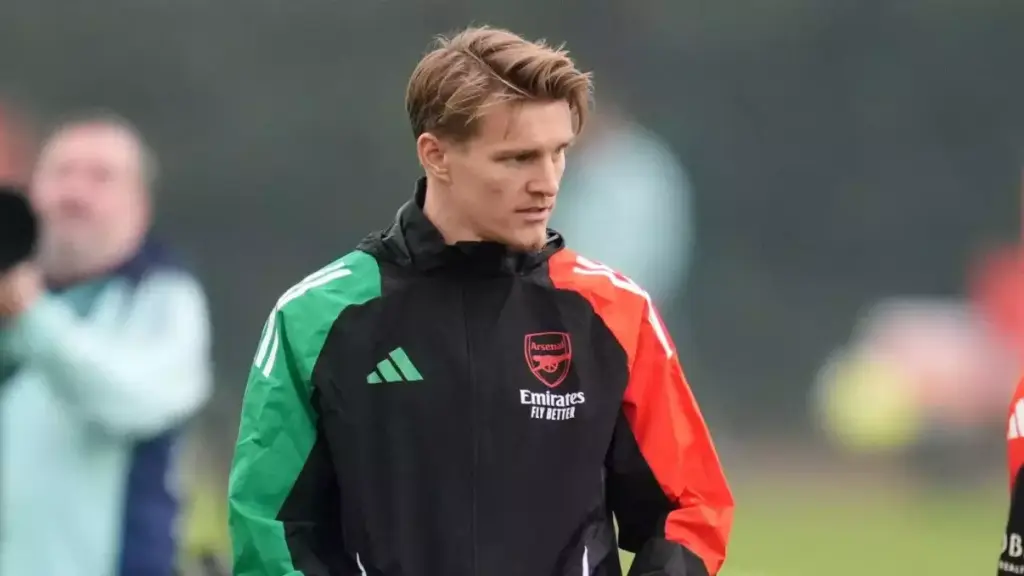 Martin Odegaard pushing to be fit for Arsenal's crucial Man City fixture