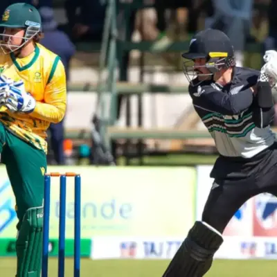 Proteas fall short in run-chase to go down in second T20I tri-series clash