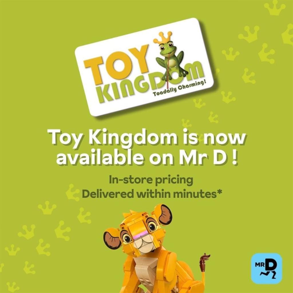 Toy Kingdom and Mr D partner for on-demand delivery service